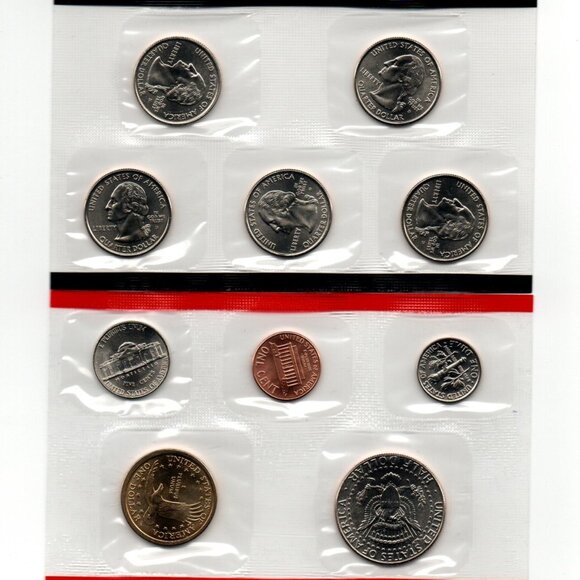 2002-D US Mint Uncirculated Set...10 Coins... Original US Mint Packaging / COA - Picture 3 of 3